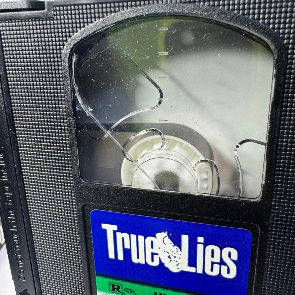 True Lies VHS‎ 1994 Arnold Schwarzenegger James Cameron Premiere Series Vintage